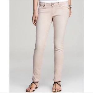 Paige Jeans Skyline Ankle Peg Beige Mid Rise
